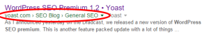 Yoast SEO - Breadcrumbs