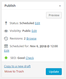 Yoast SEO - Publish