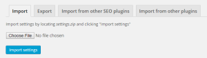 SEO Data Transporter Plugin