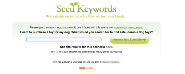 Seed Keywords