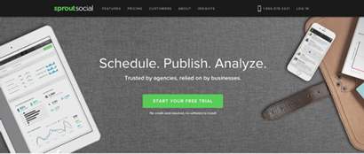 Sprout Social example-Visual Content
