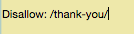 Thank You Page

