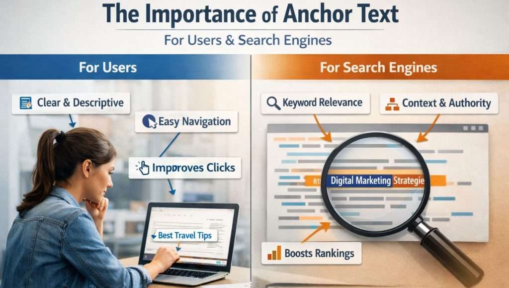 Importance of anchor text for users and search engine