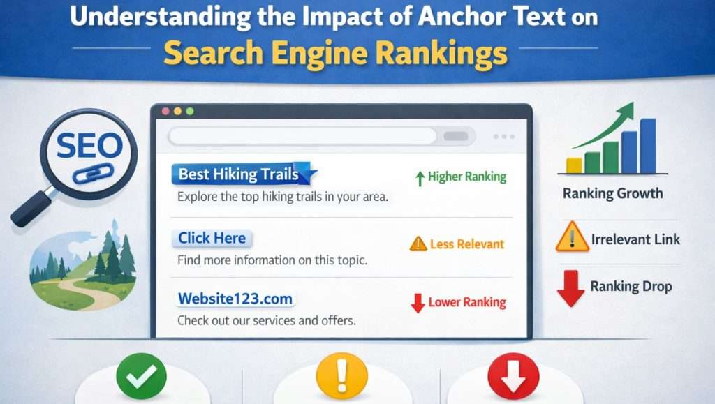 Impact of anchor text on search engine rankings