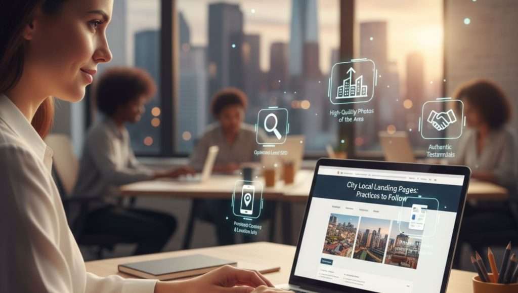Best practices for city local landing pages