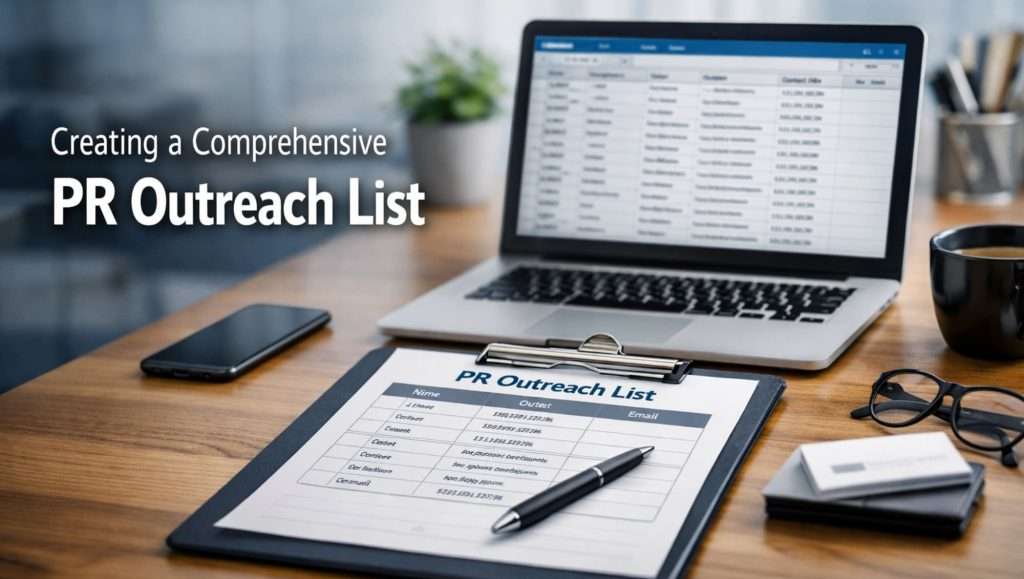 Creating a comprehensive PR outreach list for link building