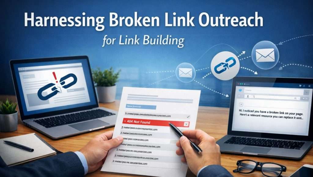 Identifying broken links for link building opportunities