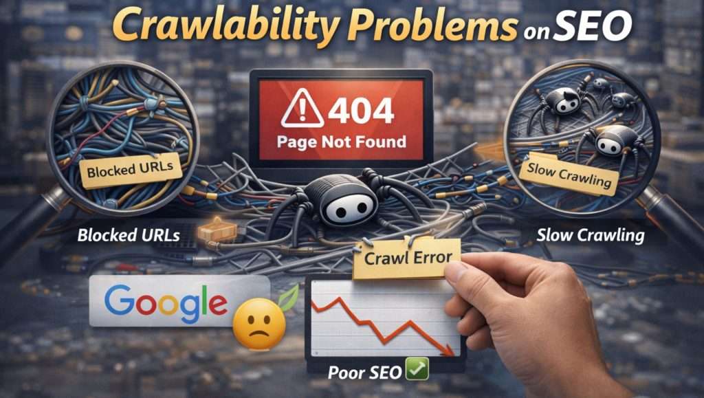 Impact of Crawlability Problems on SEO
