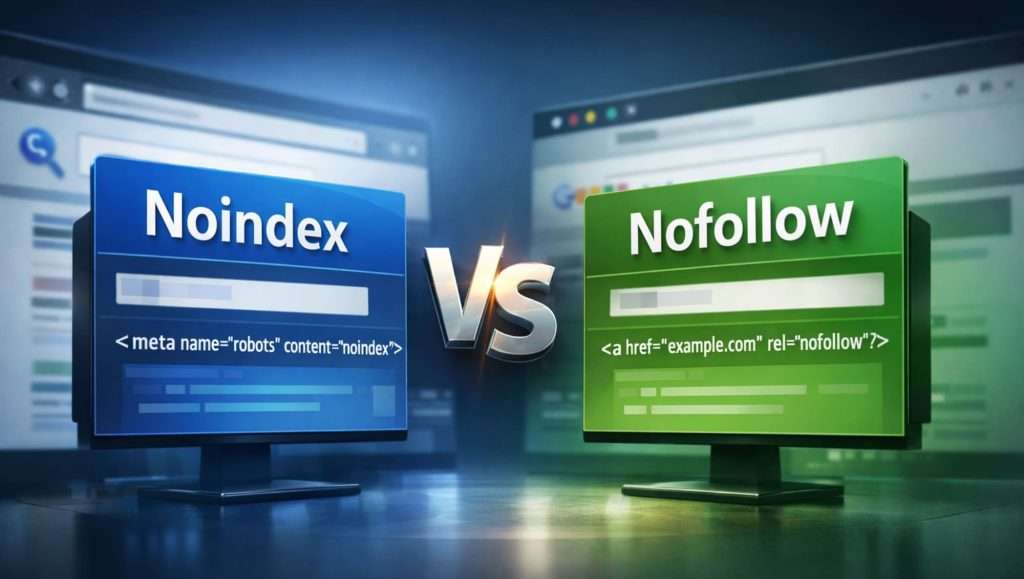 Noindex vs Nofollow