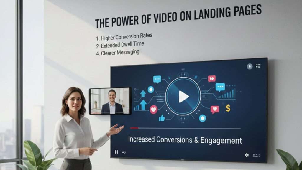 Advantages of using videos on landing pages